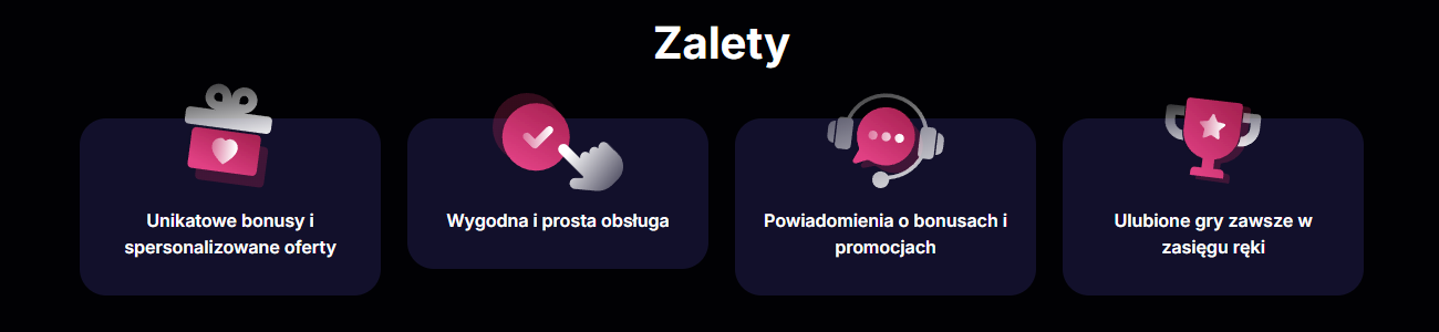 Výhody aplikácie NV Casino